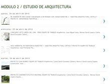 Tablet Screenshot of modulo2arquitectura.blogspot.com
