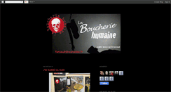 Desktop Screenshot of laboucheriehumaine.blogspot.com