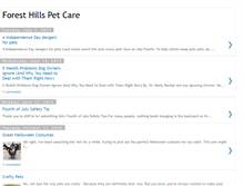 Tablet Screenshot of foresthillspetcare.blogspot.com