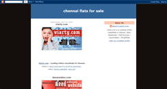 Desktop Screenshot of chennaiflatsforsale.blogspot.com