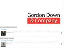 Tablet Screenshot of gordondown.blogspot.com