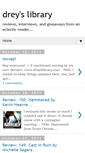 Mobile Screenshot of dreyslibrary.blogspot.com