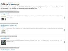 Tablet Screenshot of caliopesmusings.blogspot.com