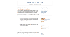 Desktop Screenshot of homefashiontips.blogspot.com