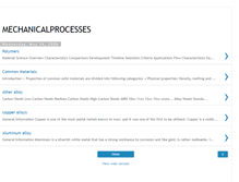 Tablet Screenshot of mechanicalprocesses.blogspot.com