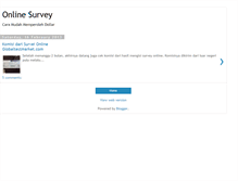 Tablet Screenshot of onlinesurveygetdollar.blogspot.com