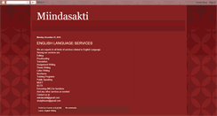 Desktop Screenshot of mindasakti.blogspot.com