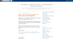 Desktop Screenshot of dichosexplicados.blogspot.com
