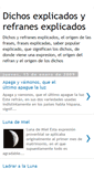 Mobile Screenshot of dichosexplicados.blogspot.com