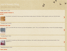 Tablet Screenshot of jojosbeautyblog.blogspot.com