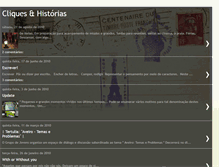 Tablet Screenshot of cliqueshistorias.blogspot.com