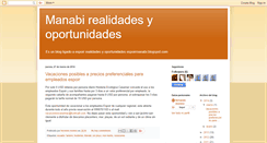 Desktop Screenshot of manabirealidades.blogspot.com