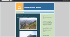 Desktop Screenshot of onerunnersworld.blogspot.com