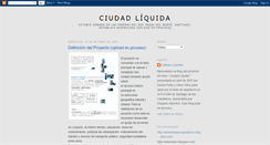 Desktop Screenshot of ciudadliquida.blogspot.com