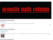 Tablet Screenshot of acousticnailscolumn.blogspot.com