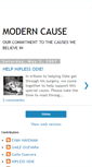 Mobile Screenshot of moderncause.blogspot.com