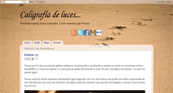 Desktop Screenshot of caligrafiadeluces.blogspot.com