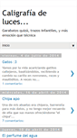 Mobile Screenshot of caligrafiadeluces.blogspot.com