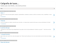 Tablet Screenshot of caligrafiadeluces.blogspot.com
