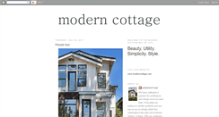 Desktop Screenshot of moderncottageblog.blogspot.com