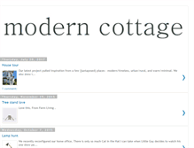 Tablet Screenshot of moderncottageblog.blogspot.com