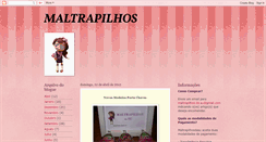 Desktop Screenshot of maltrapilhosdasu.blogspot.com