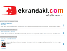 Tablet Screenshot of ekrandaki.blogspot.com