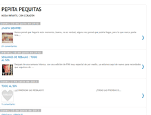 Tablet Screenshot of pepitapequitas.blogspot.com