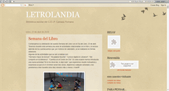 Desktop Screenshot of letrolandia.blogspot.com
