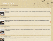 Tablet Screenshot of letrolandia.blogspot.com