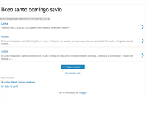 Tablet Screenshot of liseosantodomingosavio.blogspot.com
