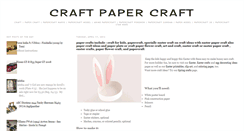 Desktop Screenshot of craft-paper-craft.blogspot.com