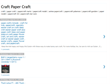 Tablet Screenshot of craft-paper-craft.blogspot.com