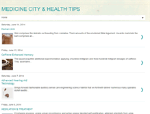 Tablet Screenshot of medicinecity.blogspot.com