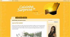 Desktop Screenshot of caixinhadesurpresa.blogspot.com