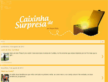 Tablet Screenshot of caixinhadesurpresa.blogspot.com
