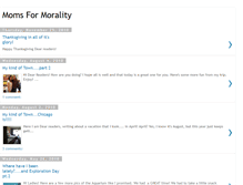 Tablet Screenshot of momsformorality.blogspot.com