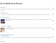 Tablet Screenshot of enelmediodelaescena.blogspot.com