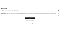 Tablet Screenshot of jameshames.blogspot.com