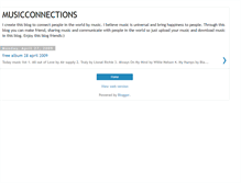 Tablet Screenshot of mymusicconnection.blogspot.com