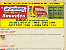 Tablet Screenshot of distributor-amralinu-indonesia.blogspot.com