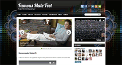 Desktop Screenshot of famous-male-feet.blogspot.com