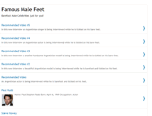 Tablet Screenshot of famous-male-feet.blogspot.com