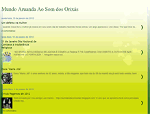 Tablet Screenshot of mundoaruanda.blogspot.com