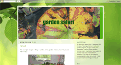 Desktop Screenshot of gardensafari.blogspot.com