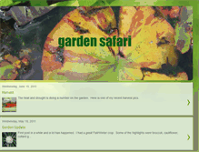 Tablet Screenshot of gardensafari.blogspot.com