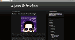 Desktop Screenshot of aguidetomymusic.blogspot.com