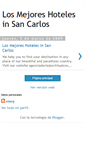 Mobile Screenshot of losmejoreshotelesinsancarlos.blogspot.com