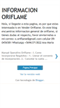 Mobile Screenshot of informacion-oriflame.blogspot.com