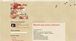 Desktop Screenshot of cucinachepassione-rossella.blogspot.com